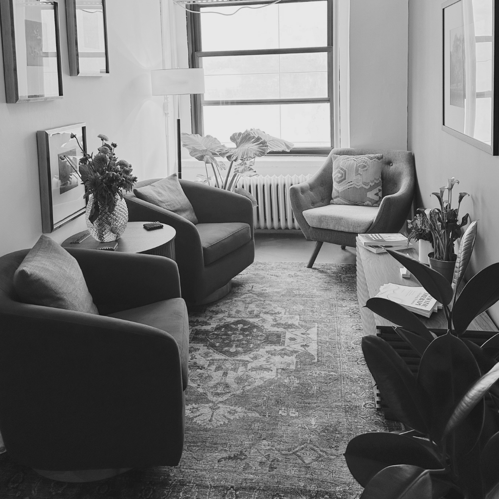 Quiet natural imagery evoking holistic, trauma-informed therapy in NYC