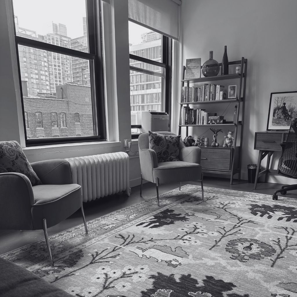 A reflective moment — working through emotions in therapy