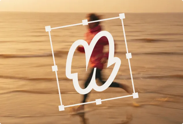 Monogramme « n » en cours de dessin sur une photo de plage