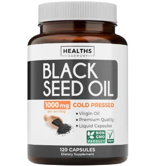 Black seed oil gels