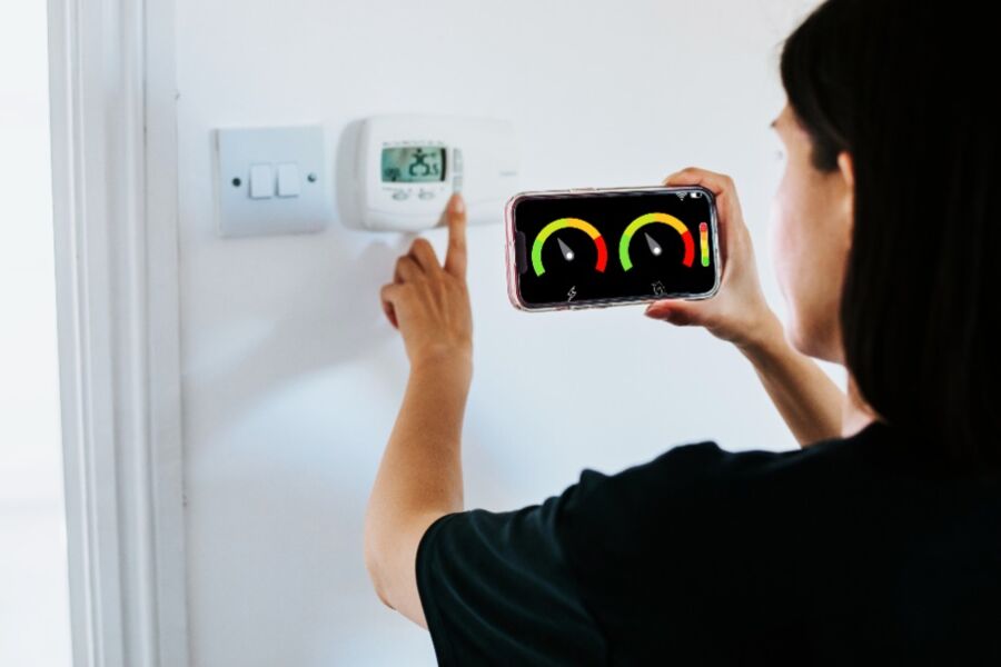 Bedienung eines Smart Meters