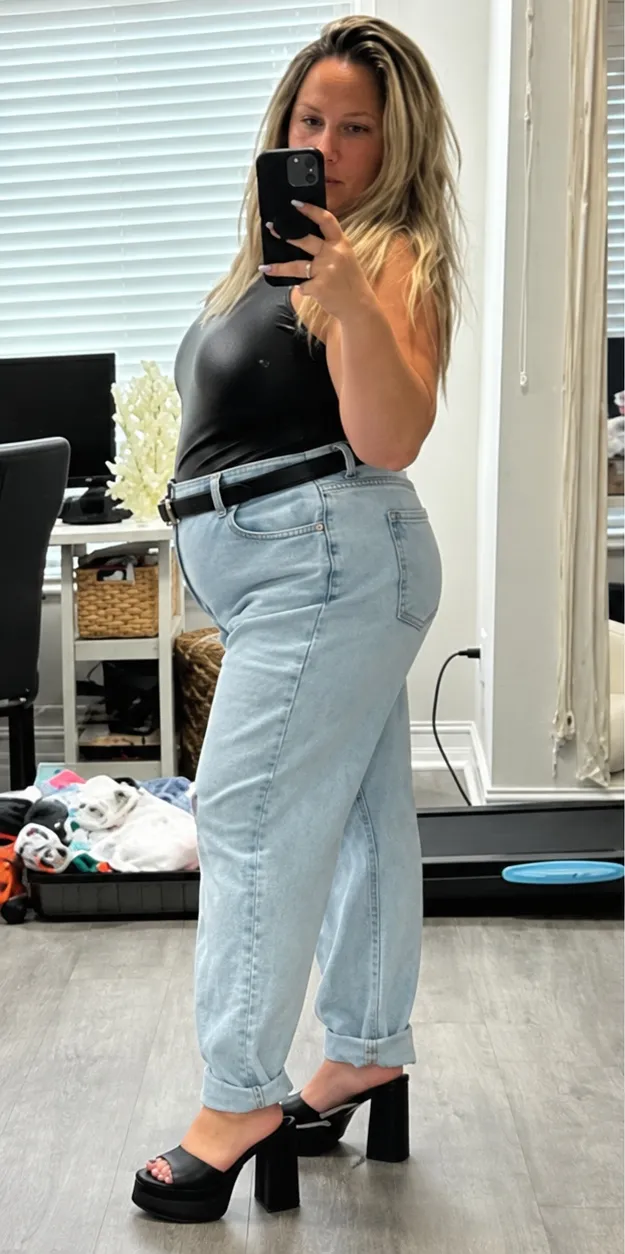 Before Zepbound weight loss at Cosmetica Med Spa, side view