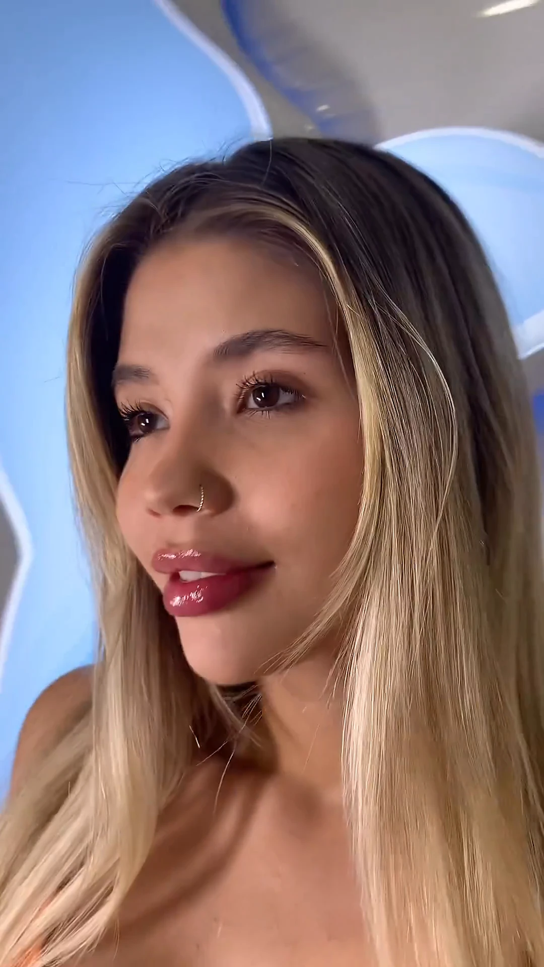 Brenda Guzman after her Botox and lip filler at Cosmetica Med Spa in Boca Raton