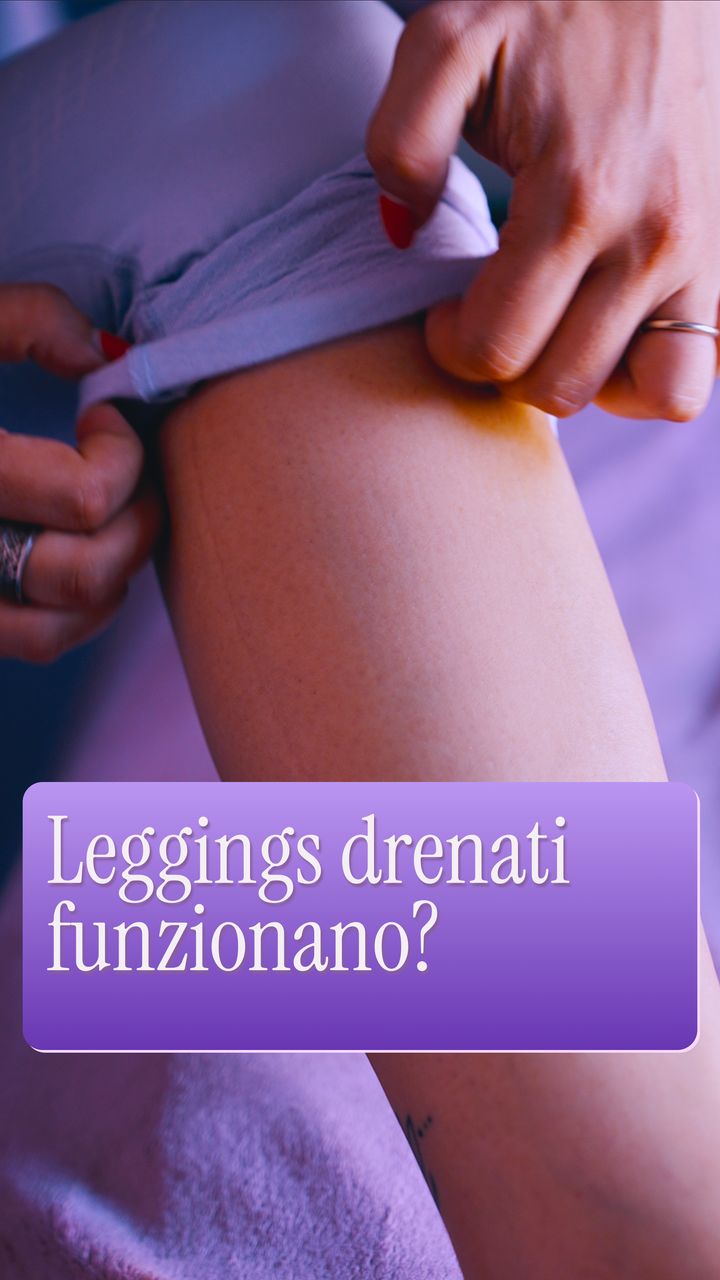 Leggings drenanti: funzionano? Cosa fanno alle gambe e cosa no