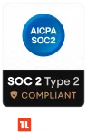 AICPA SOC 2 Type 2 compliant badge