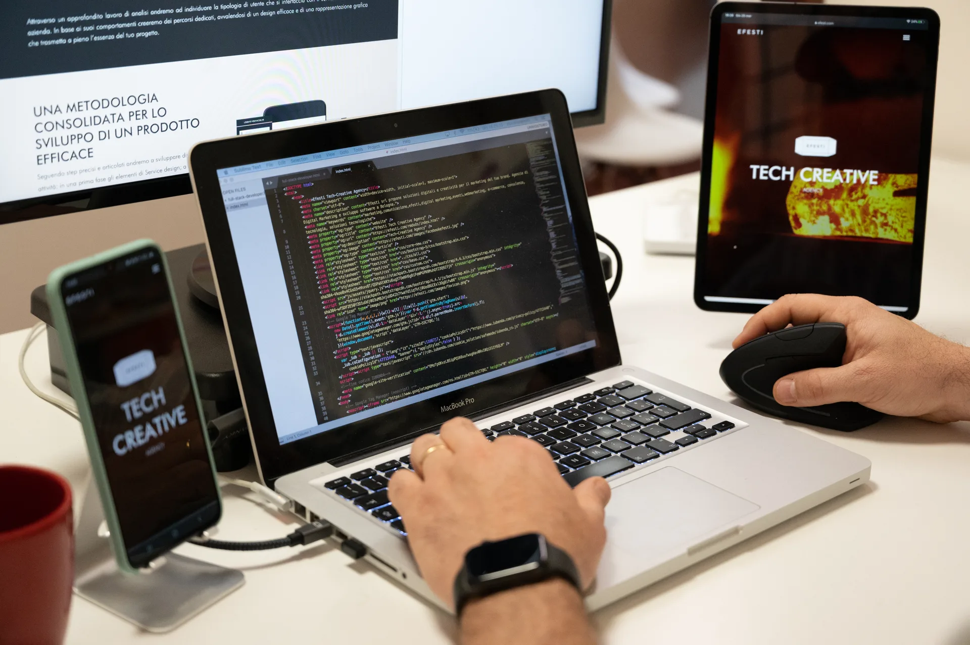 Sviluppo software in Efesti