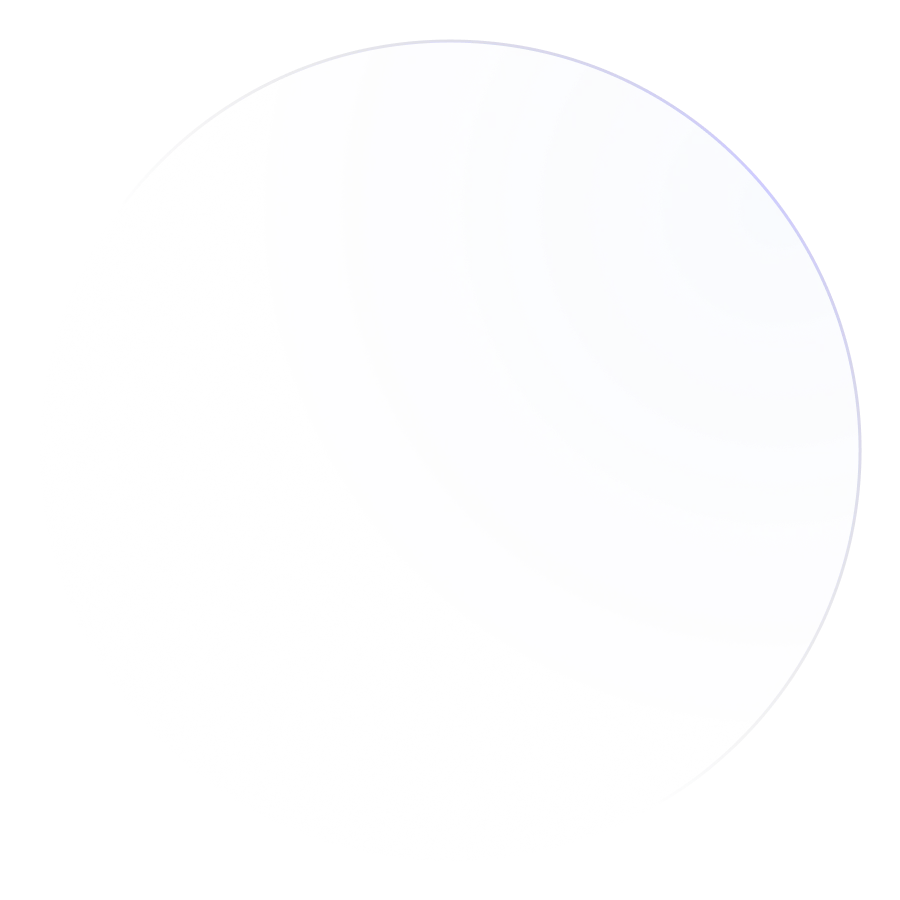 A circular shape showing concentric rings in varying shades of blue on a black background, creating a gradient wave effect from the center outward.