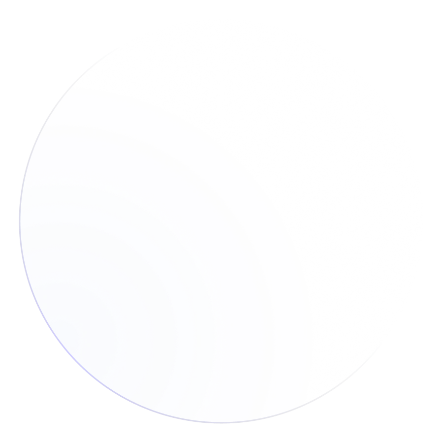 Partial view of a circle segment with concentric rings in varying shades of blue on a black background.