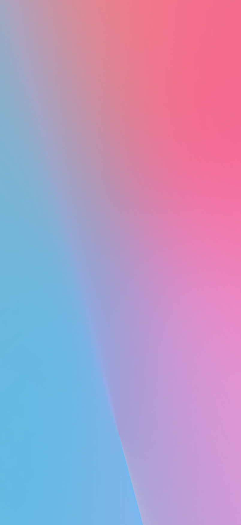 Smooth gradient background blending blue, pink, and purple colors diagonally across the image.
