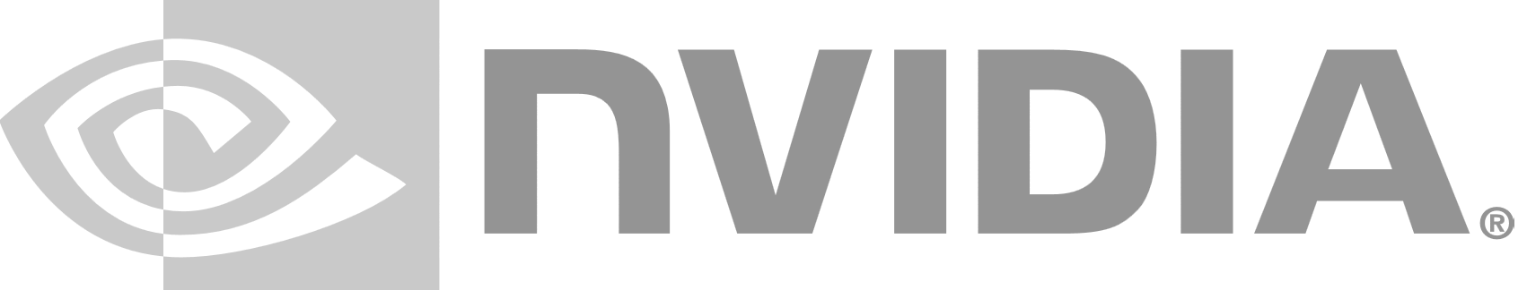 NVIDIA logo with a stylized eye symbol to the left of the word NVIDIA in uppercase letters.
