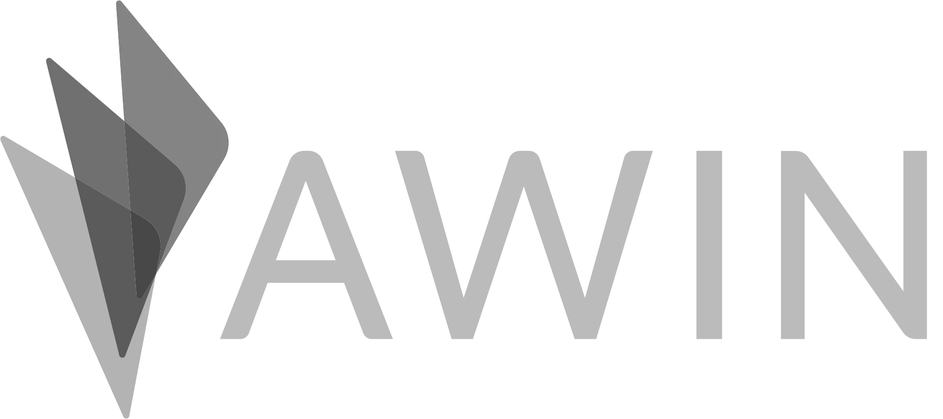 Awin logo featuring a stylized abstract triangular icon followed by the word 'AWIN' in uppercase letters.