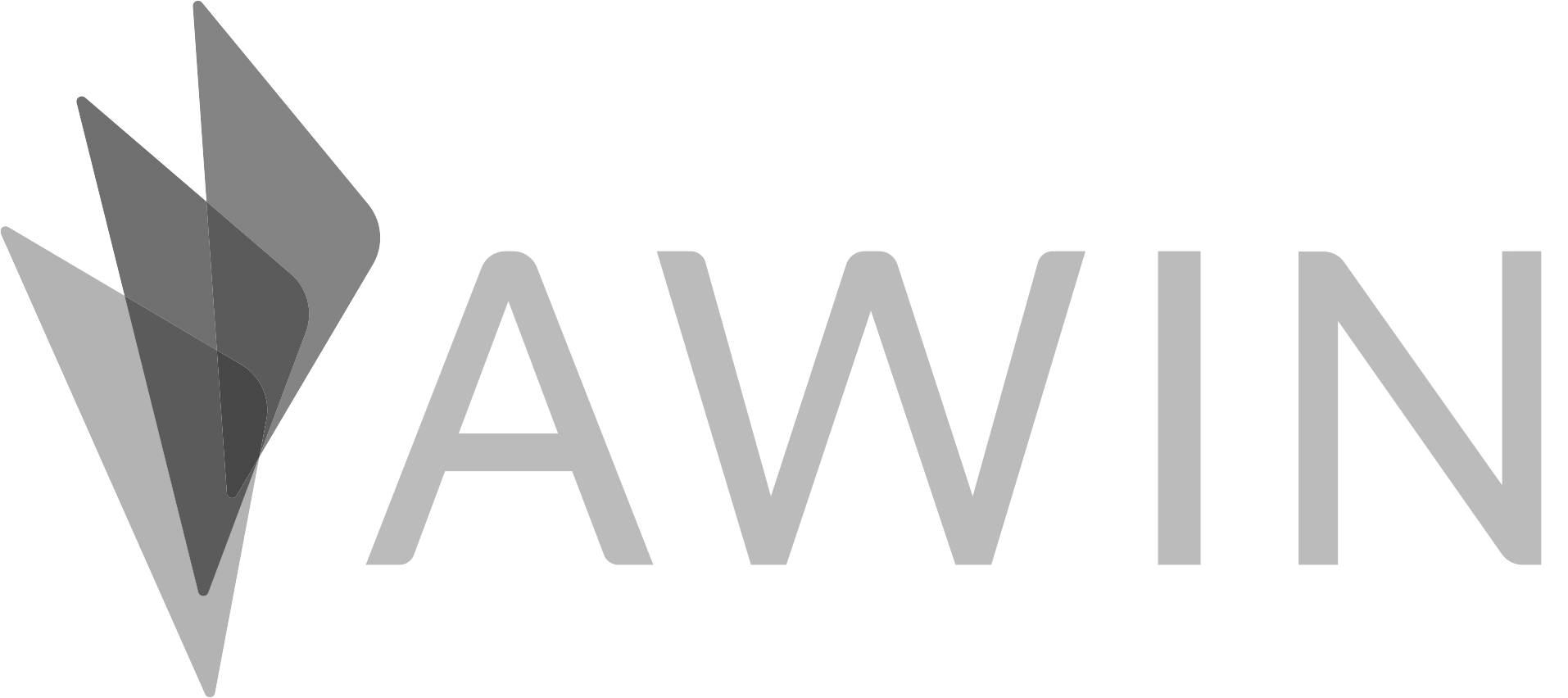 Awin logo featuring a stylized abstract triangular icon followed by the word 'AWIN' in uppercase letters.