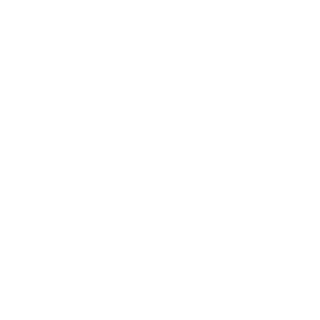 White capital letter G on black background.