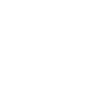 White uppercase letter M centered on a black square background.