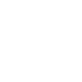 White uppercase letter M centered on a black square background.