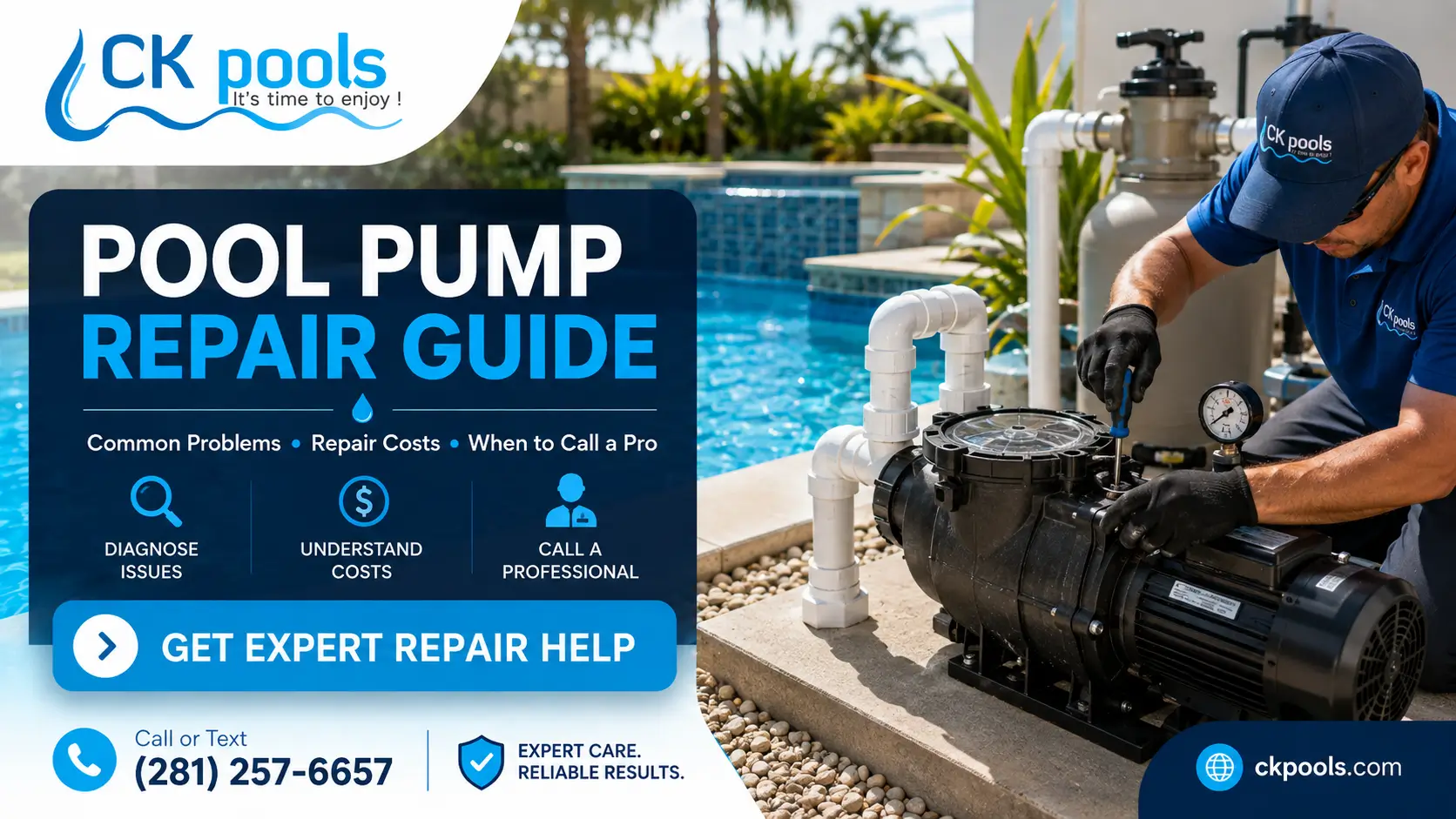 Pool Pump Repair Guide: Common Problems, Costs & When to Call a Professional