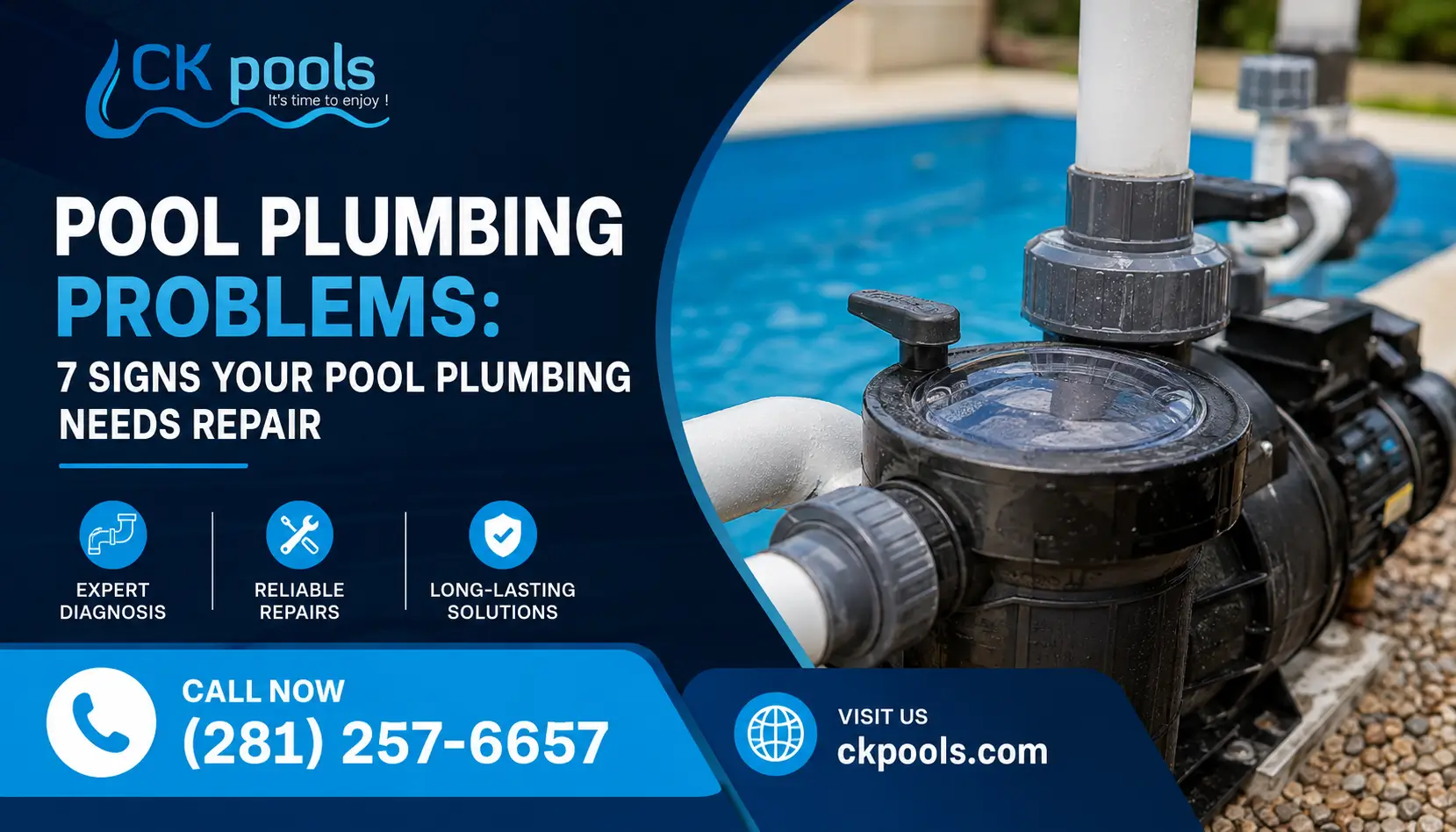 Pool Plumbing Problems: 7 Signs Your Pool Plumbing Needs Repair