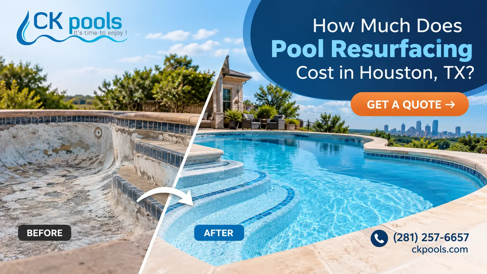 How Much Does Pool Resurfacing Cost in Houston, TX?