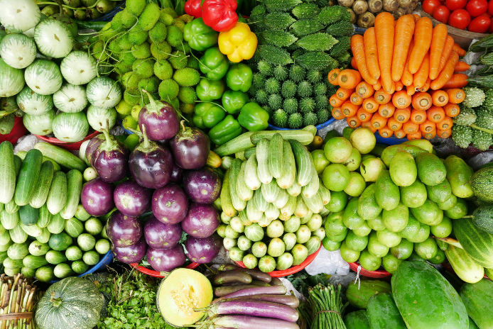 Assortment of fresh vegetables