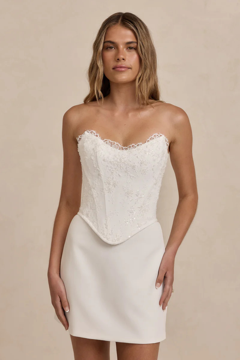 NATE MINI SKIRT by MWL BRIDE — 1