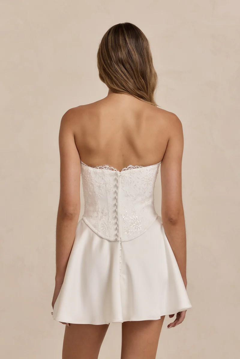 LANDON MINI SKIRT by MWL BRIDE — 5