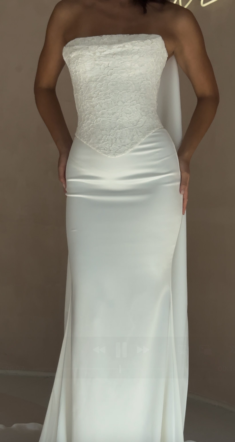 PAULA SATIN SKIRT by MWL BRIDE — 3