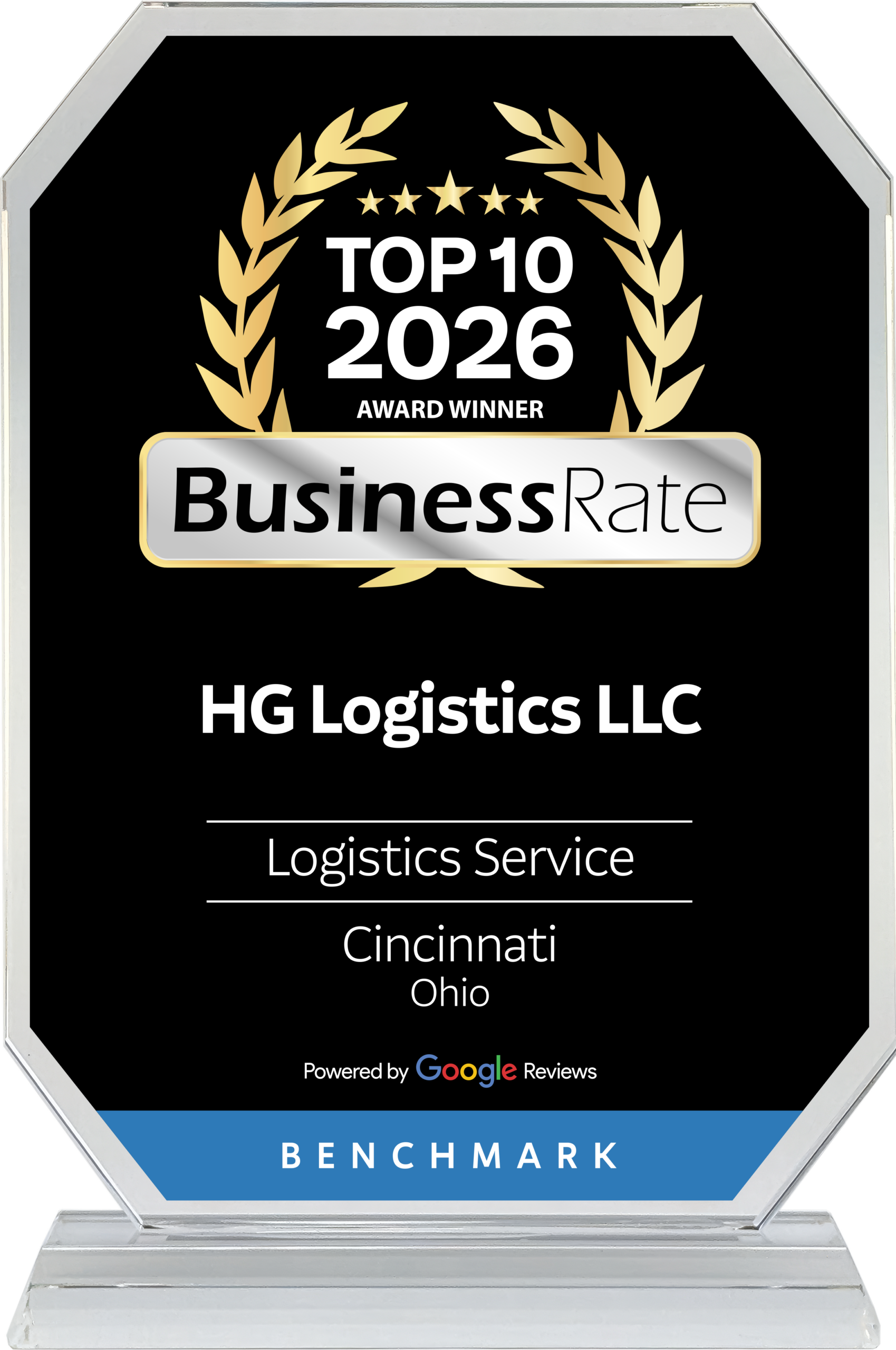 HG Logistics LLC Receives Business Rate 2026 Top 10 Award