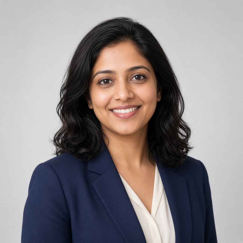 Portrait of Priya Nandakumar, workshop buyer