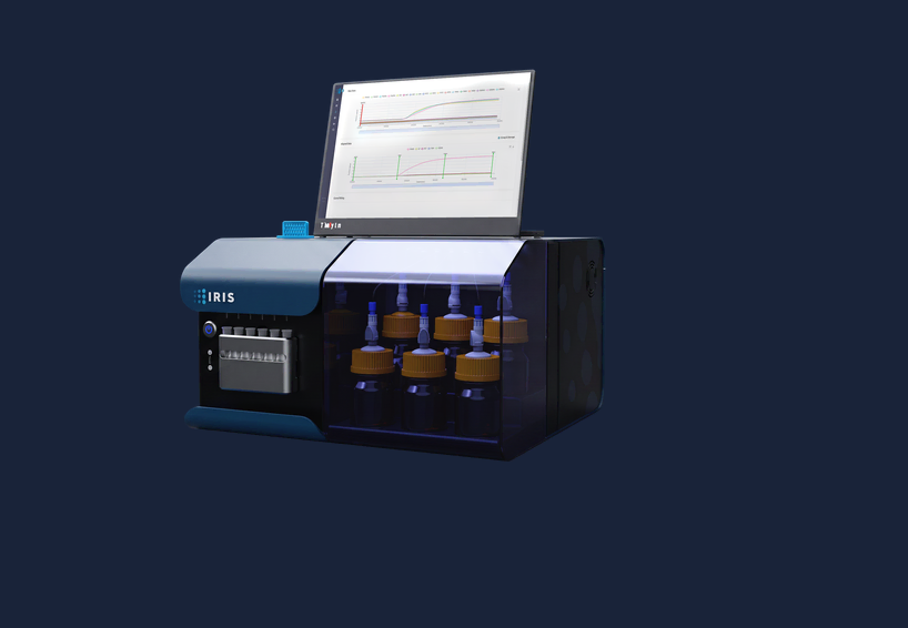 The IRIS MX-200 benchtop instrument.
