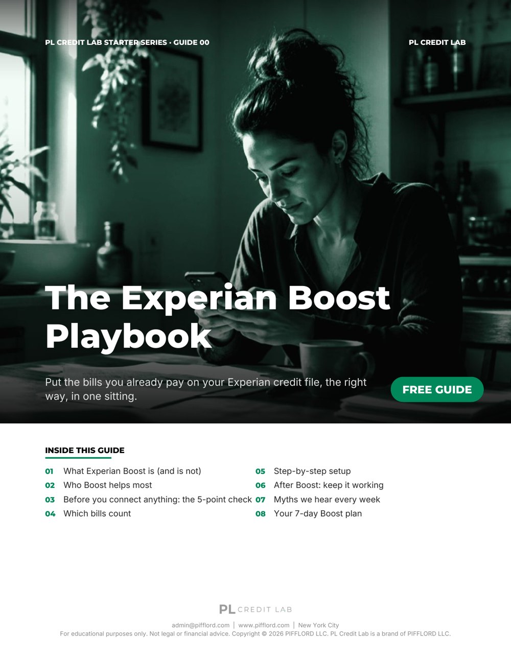 The Experian Boost Playbook