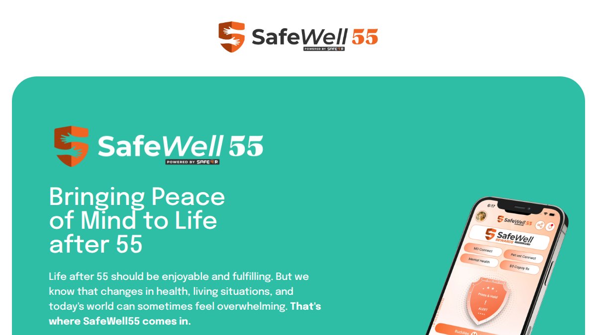Screenshot of safewell55.com interface