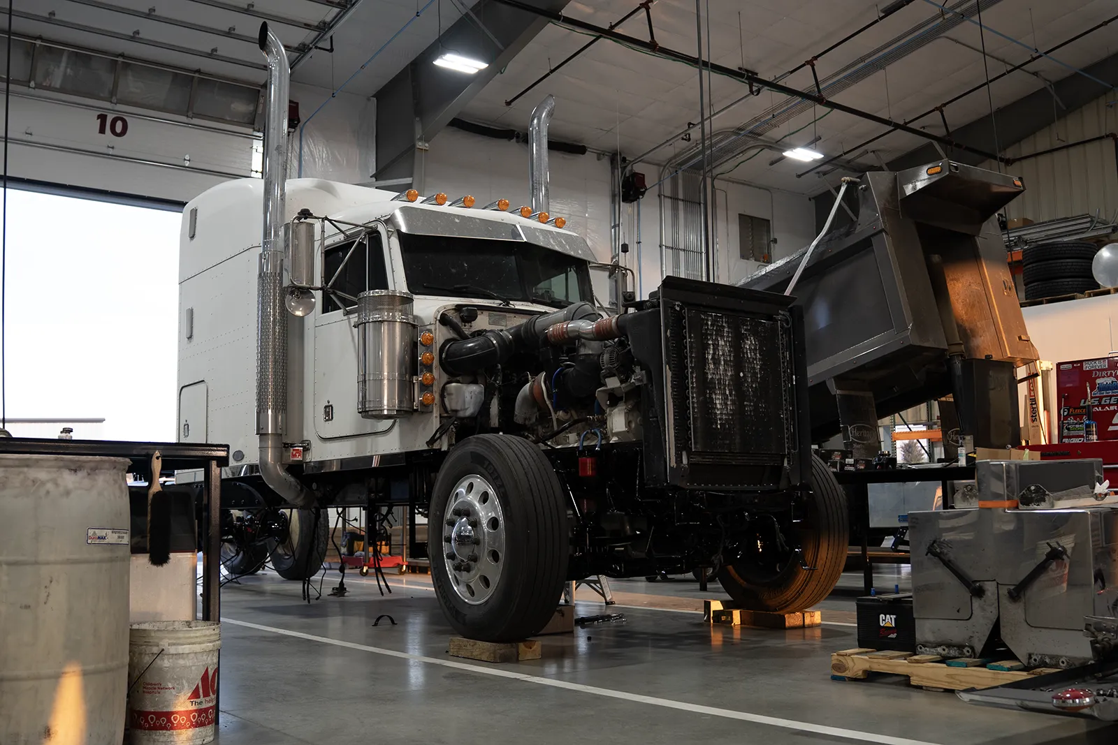 Truck repair shop