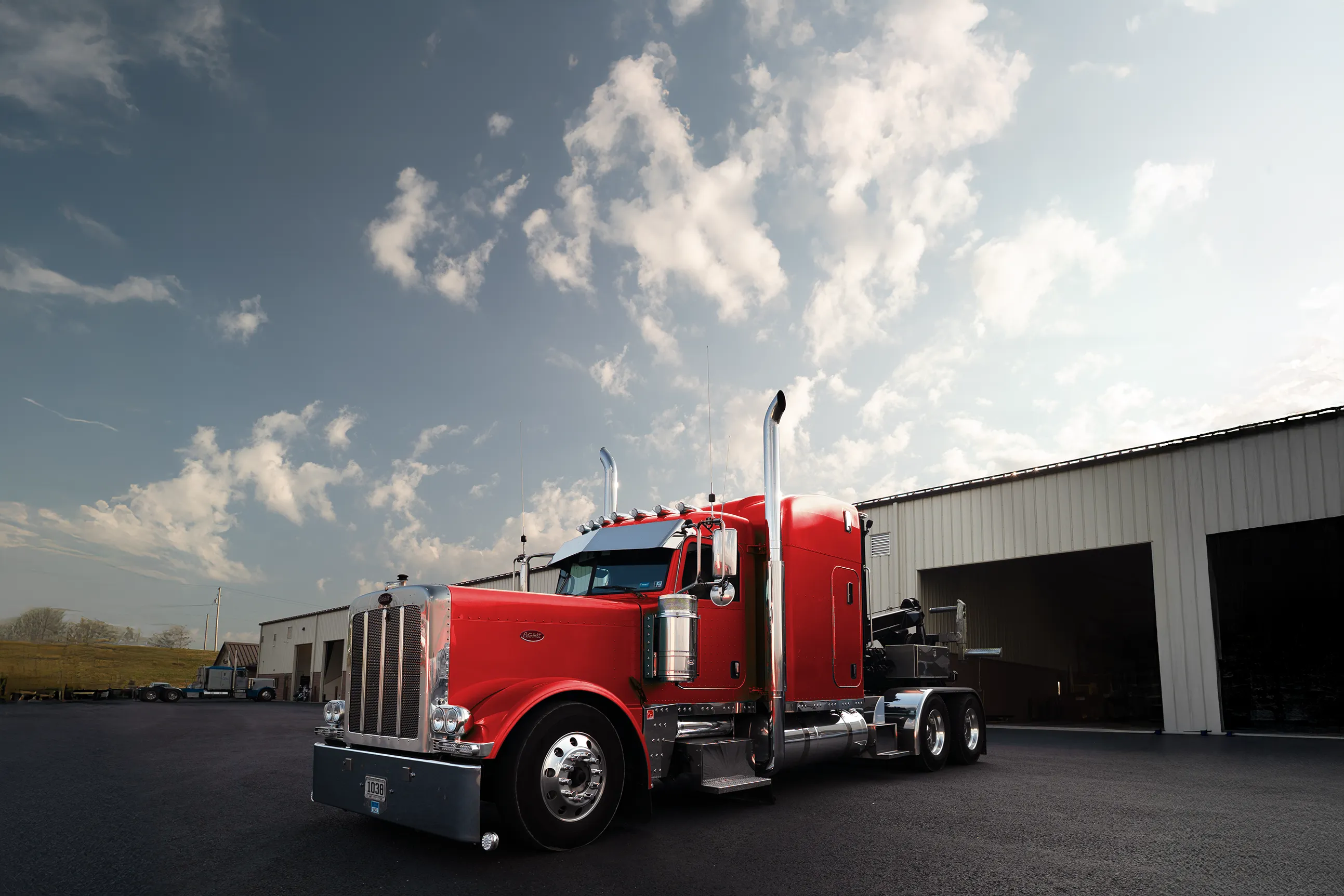 Red truck