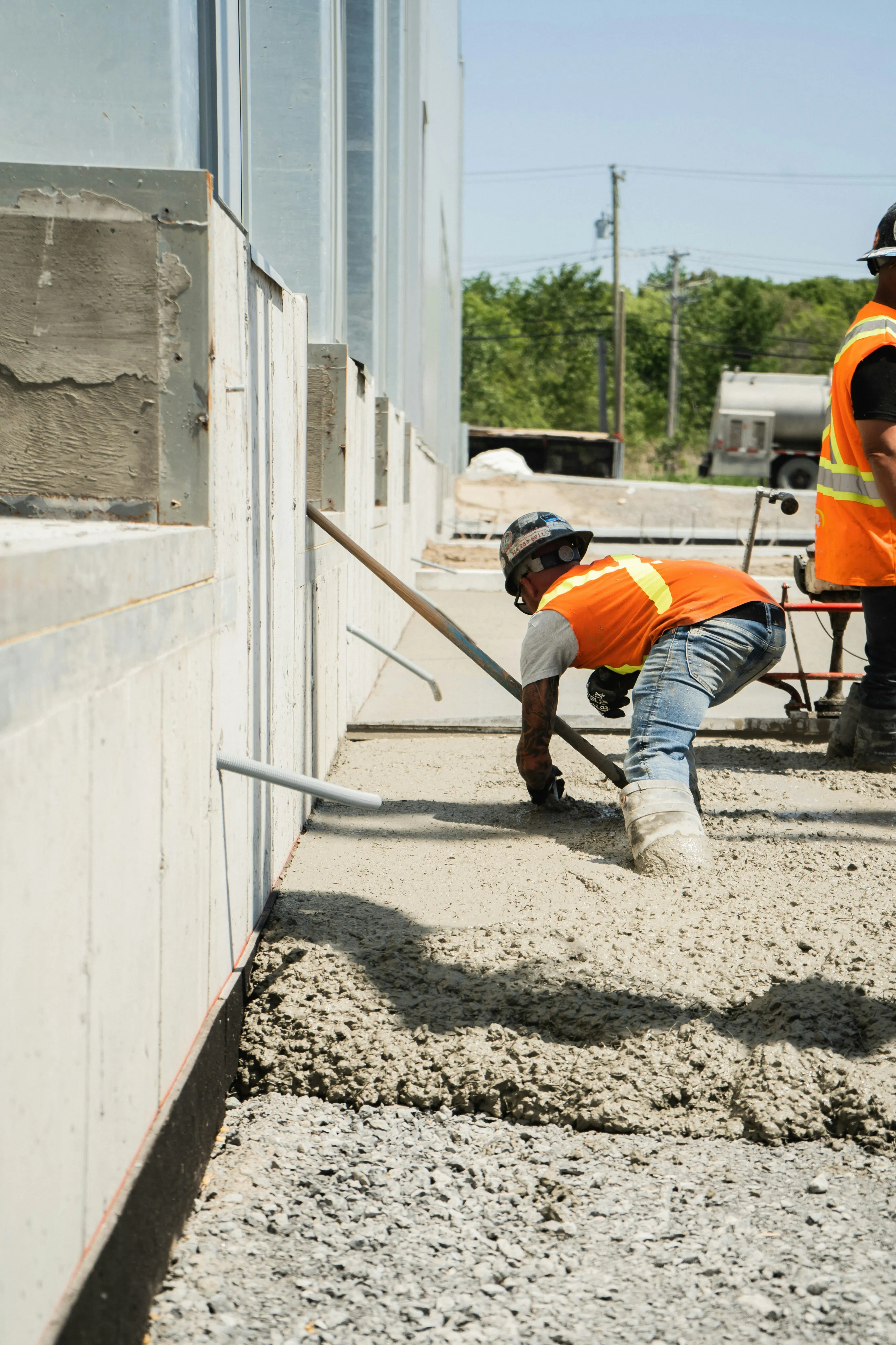 Commercial concrete work