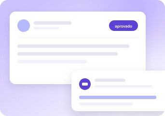 Painel de projeto aprovado com comentário da equipe Webpeak