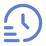 Fast time icon.