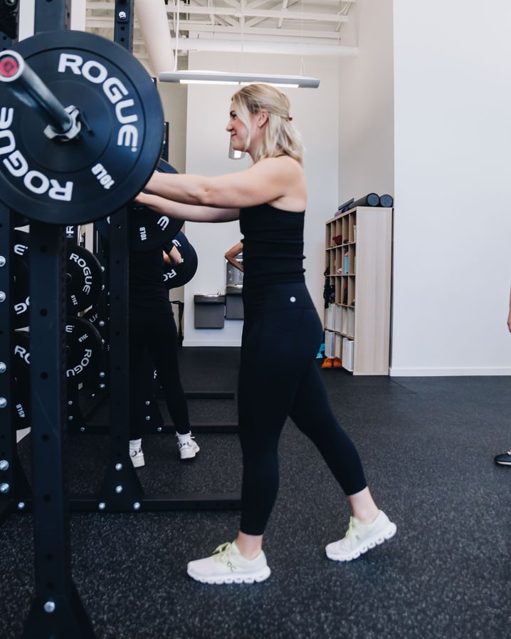 Coached small-group strength training for women at every stage of life, from first-time lifters to experienced athletes.