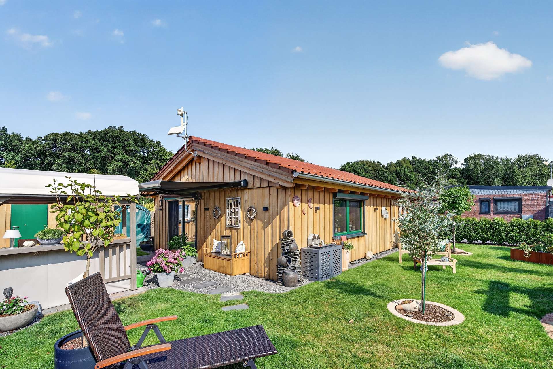 Lieblingsplatz im Grünen – Ferienhaus mit hochwertiger Ausstattung und Naturhaus-Charakter