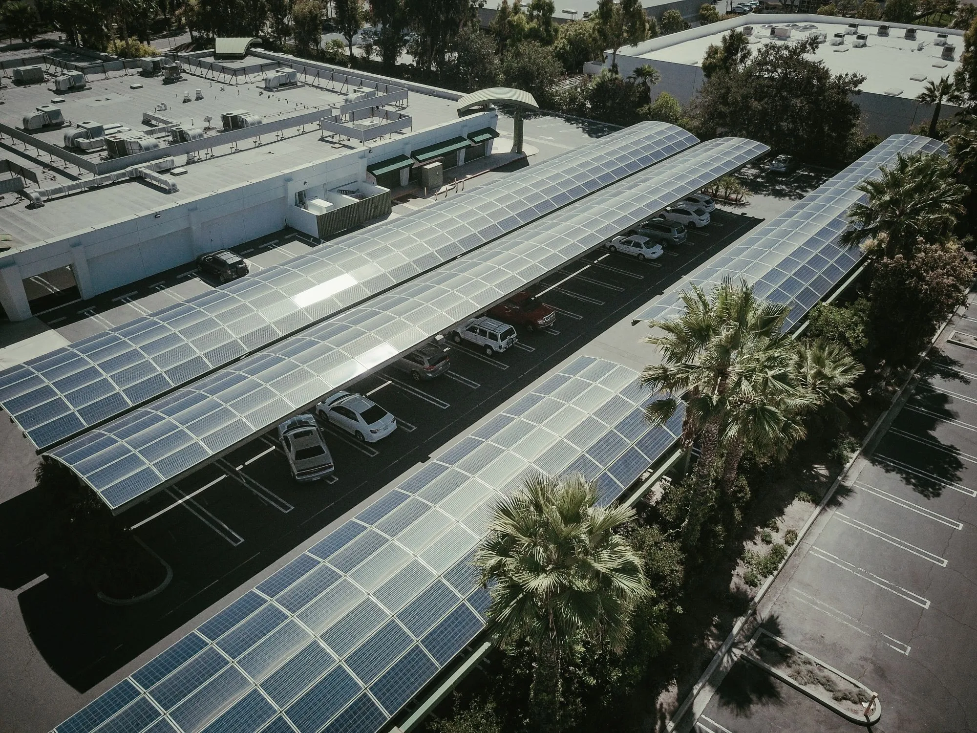Large commercial solar installation