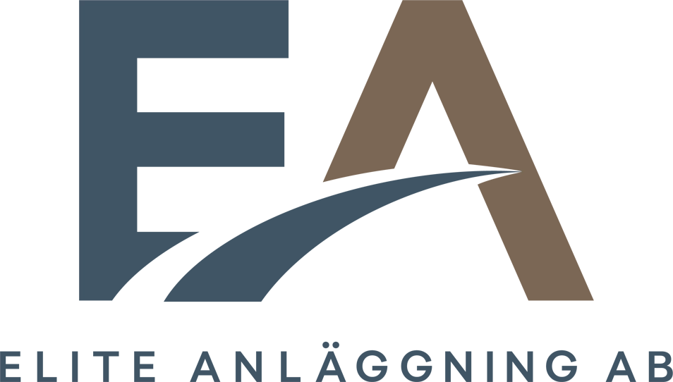 Logotyp för Elite Anläggning, ett bolag som nyligen blev en del av EA Gruppen.
