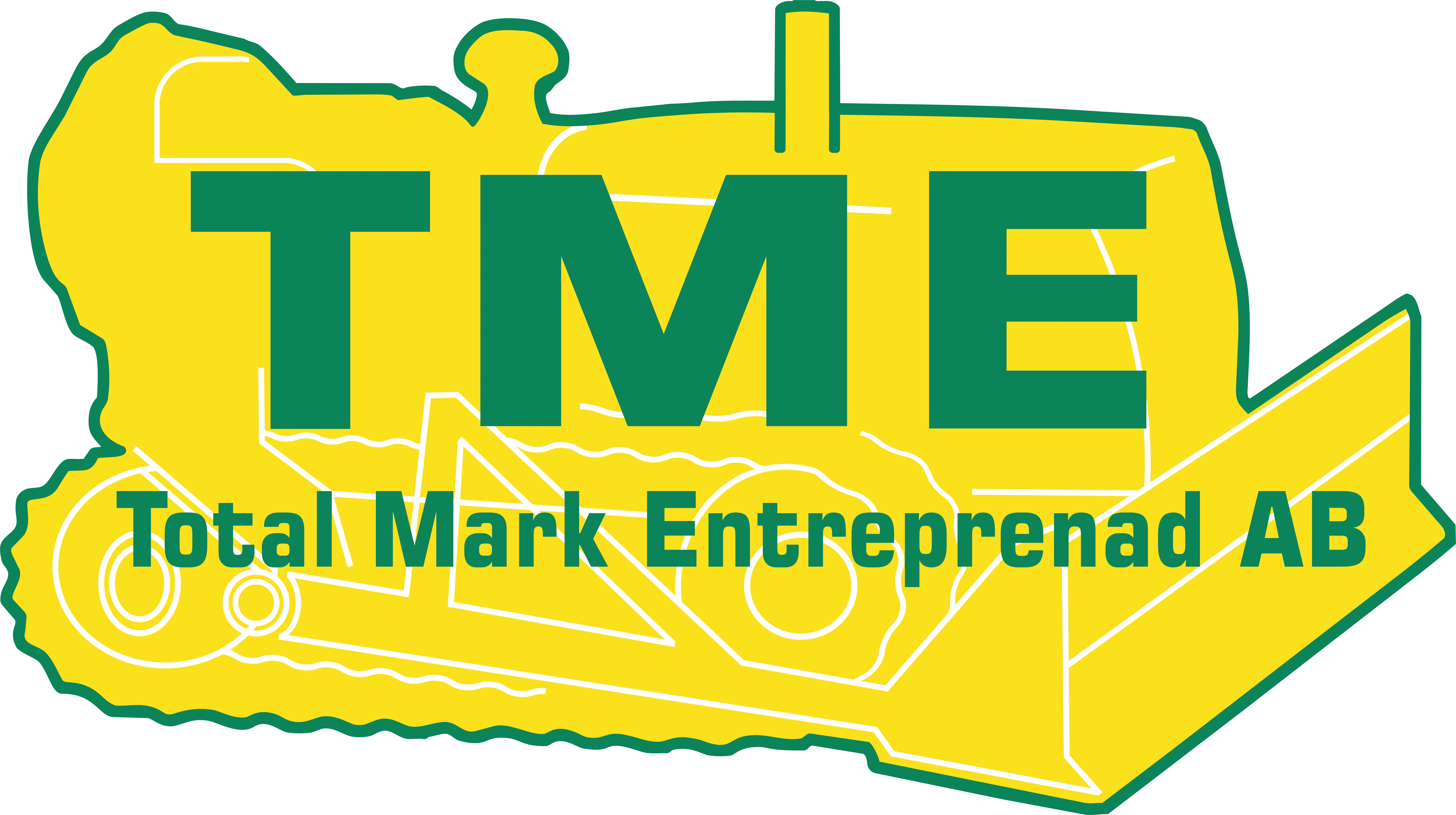 Logotyp för Total mark Entreprenad, som nyligen har anslutit sig till EA Gruppen.