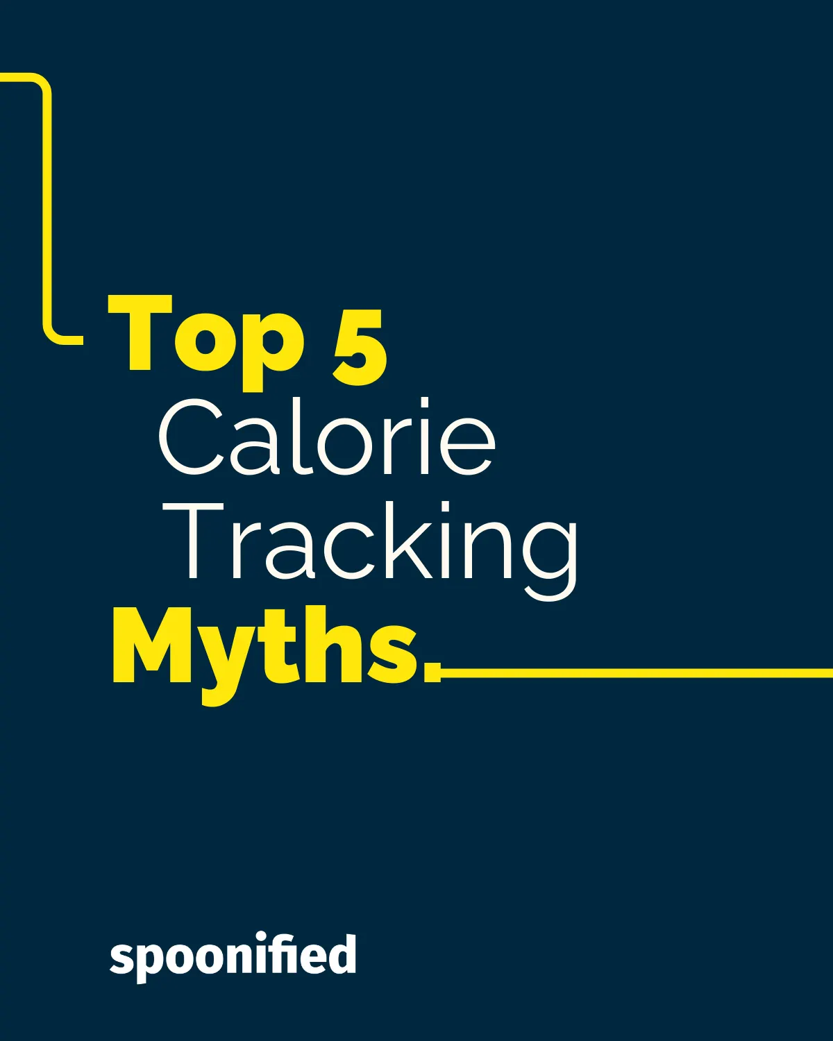 Top 5 Calorie Tracking Myths