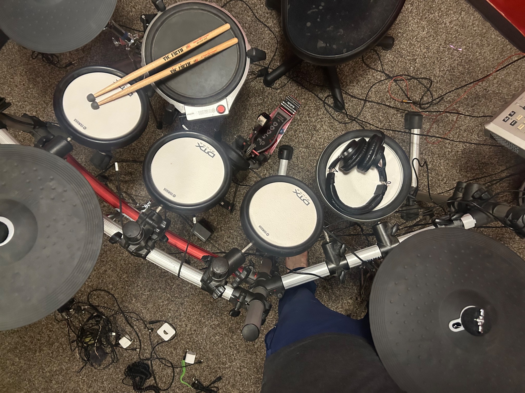 Electronic drum kit in the Mind Space studio