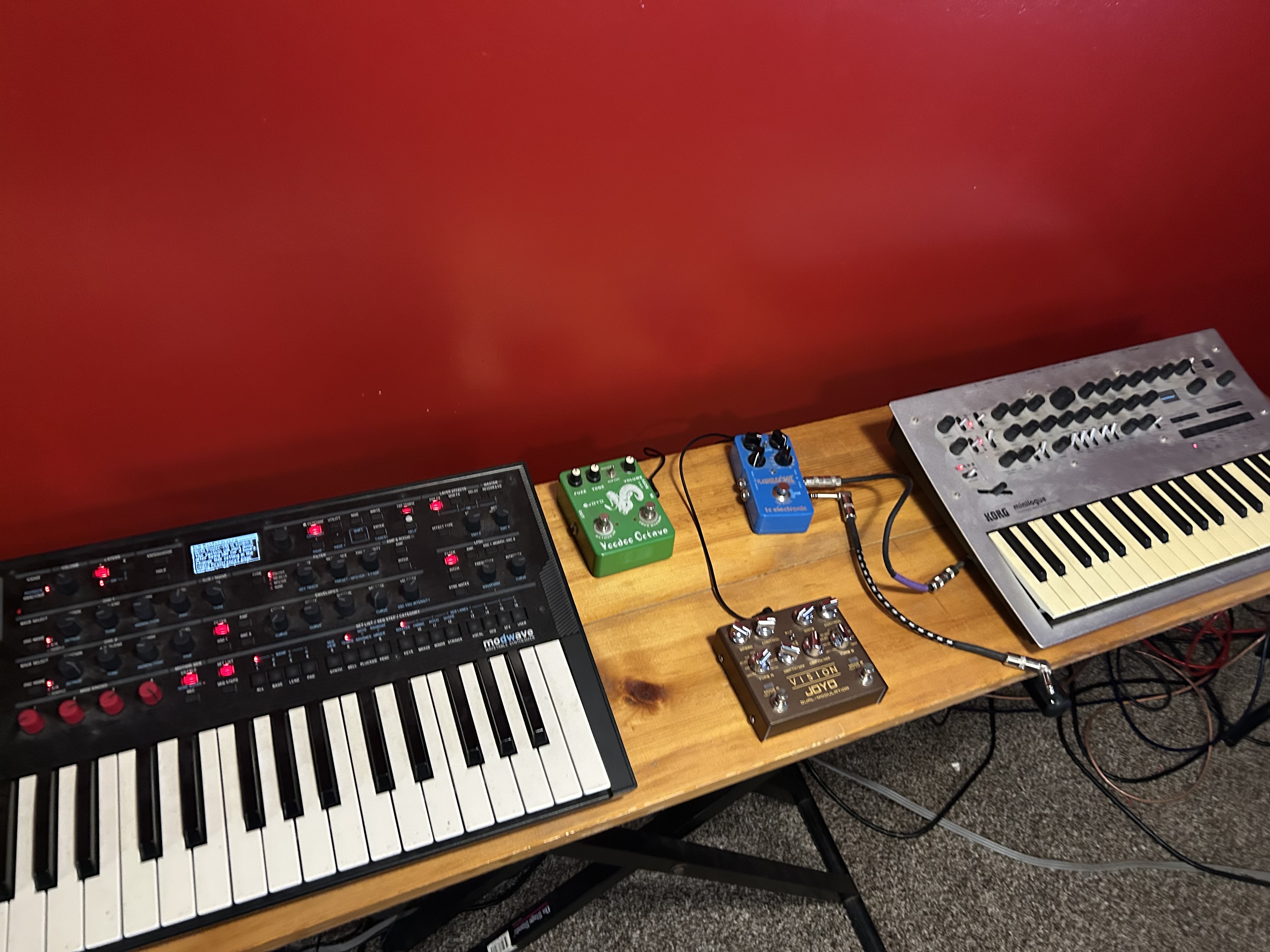 Synthesizers and music-making gear at Mind Space Music Lab