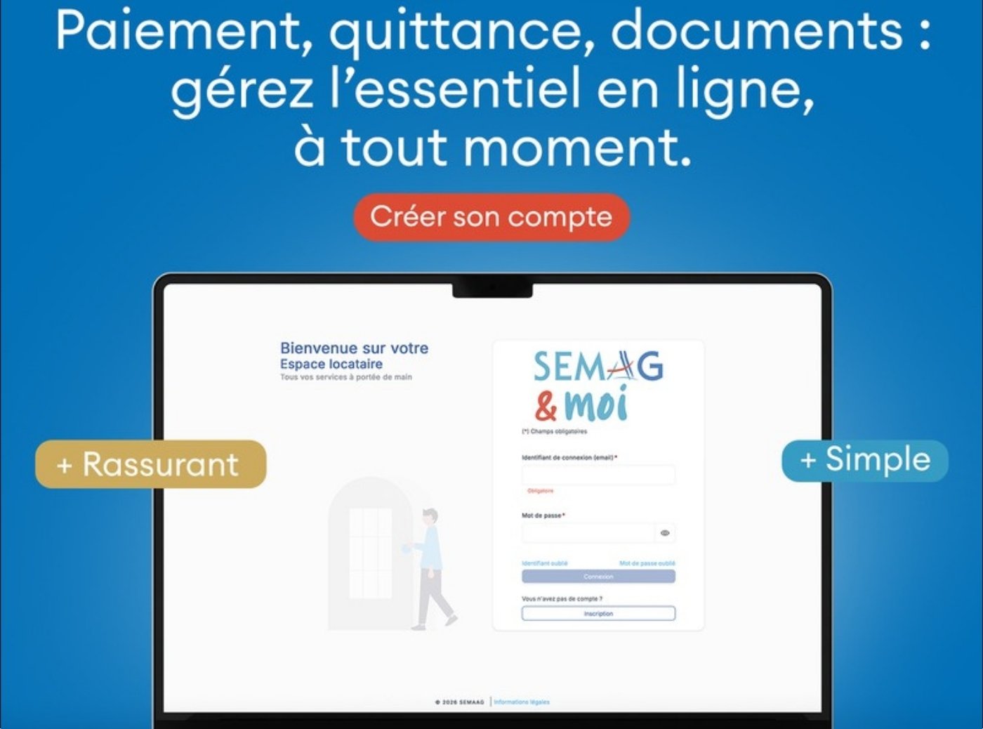 SEMAAG : Post : paiement, quittance, documents