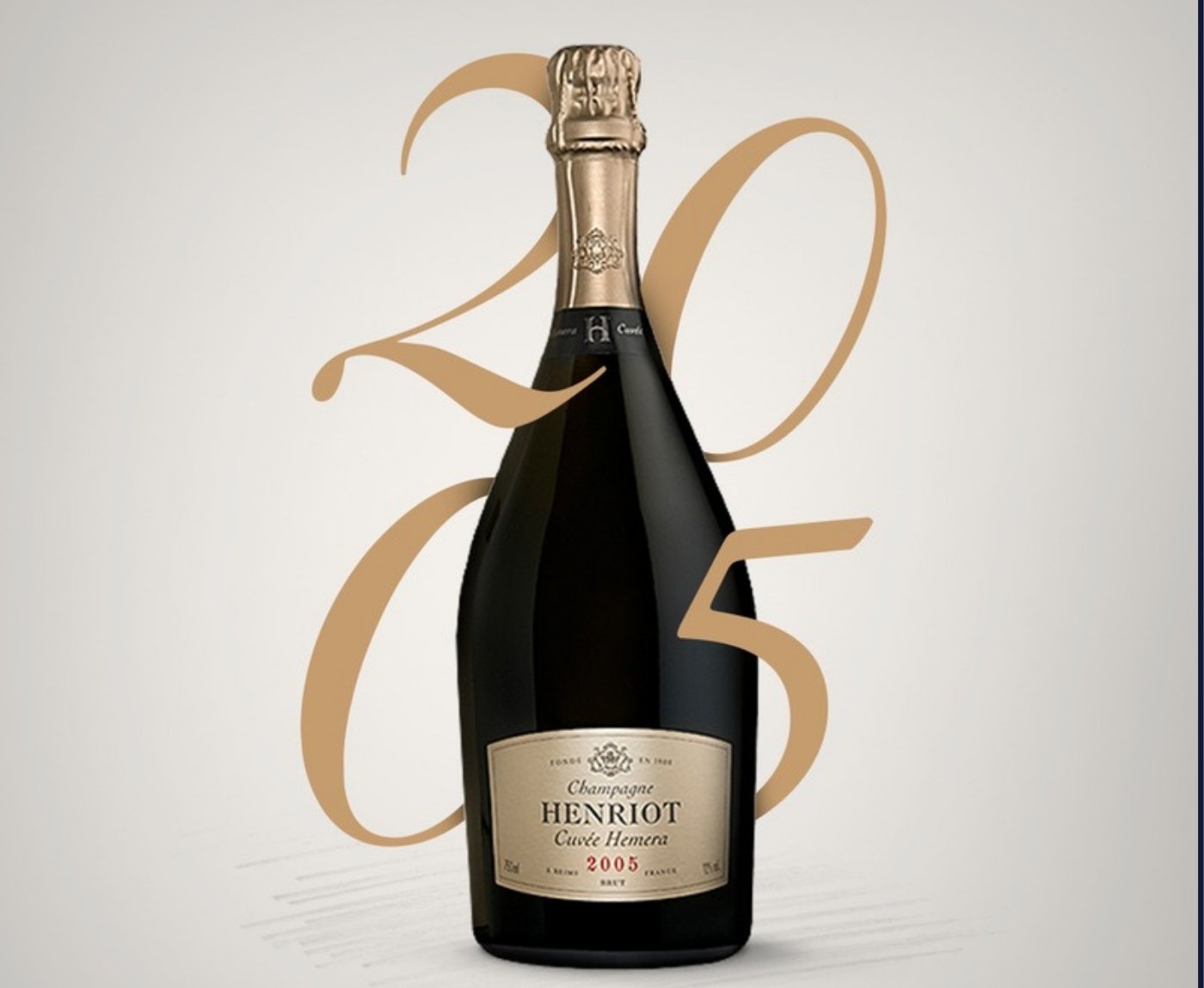 Champagne Henriot : la bouteille, Cuvée Hemera 2005