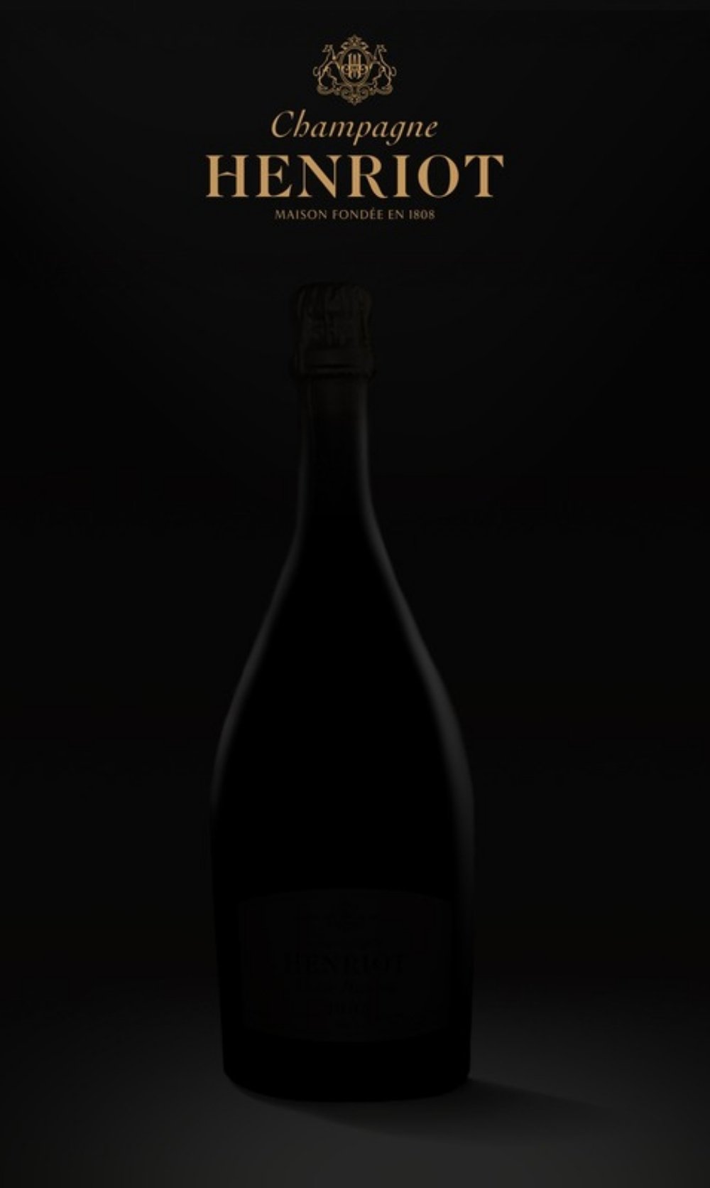 Champagne Henriot : Dans l’obscurité