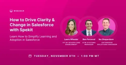 How to Drive Clarity & Change in Salesforce with Spekit
