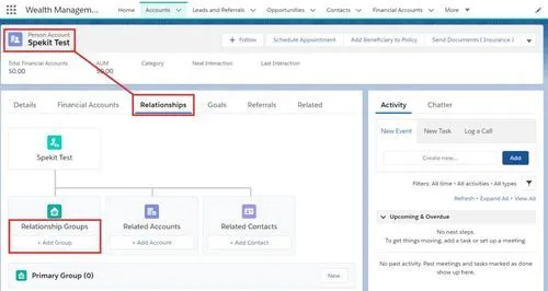 Create a Household from a Person Account in Financial Services Cloud