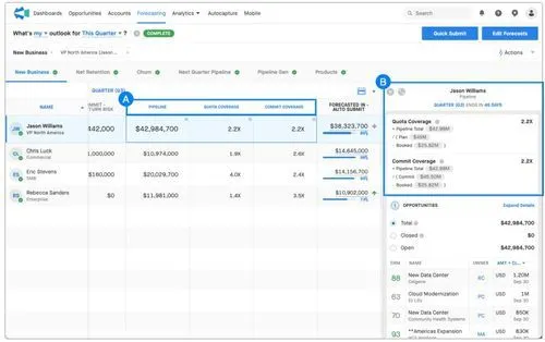Clari Adaptive Revenue Metric